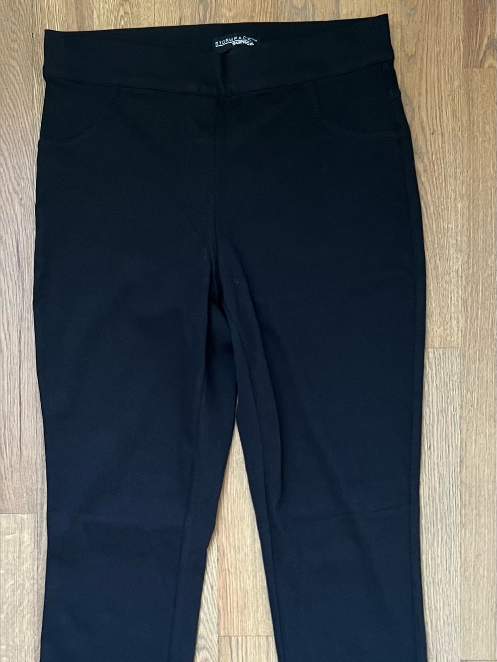 Black Pull-On Ponte Leggings